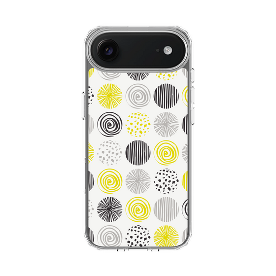 スリムプロテクションケース［ Nordic Circle - Yellow ］