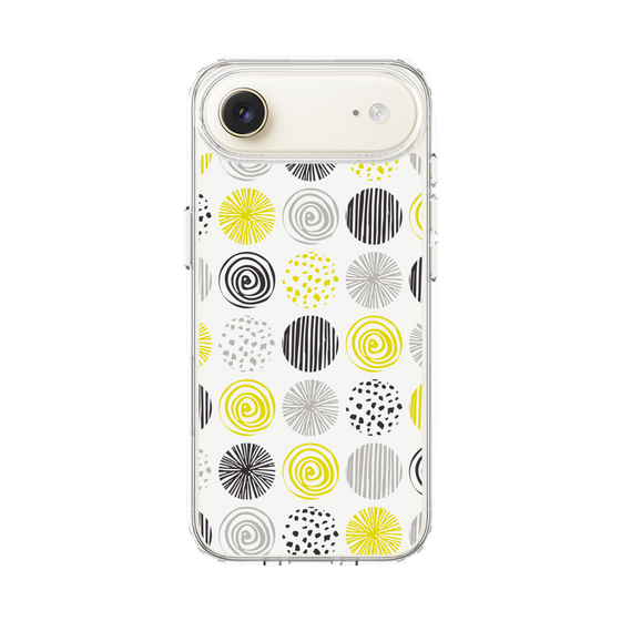 スリムプロテクションケース［ Nordic Circle - Yellow ］