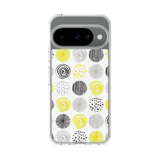 スリムプロテクションケース［ Nordic Circle - Yellow ］