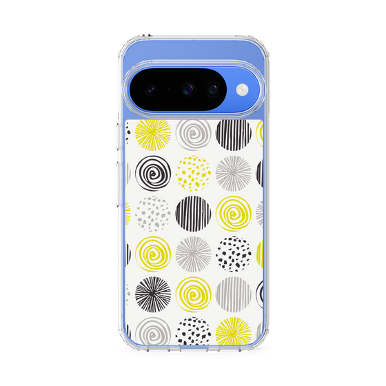 スリムプロテクションケース［ Nordic Circle - Yellow ］