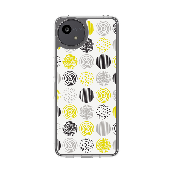 スリムプロテクションケース［ Nordic Circle - Yellow ］