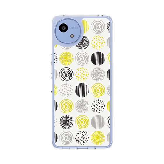 スリムプロテクションケース［ Nordic Circle - Yellow ］