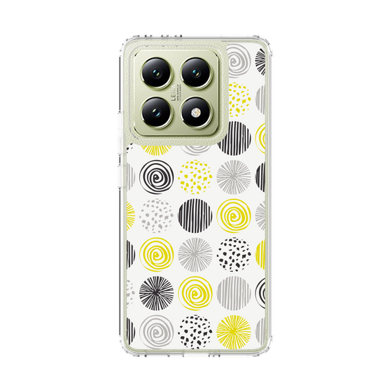 スリムプロテクションケース［ Nordic Circle - Yellow ］