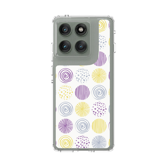 スリムプロテクションケース［ Nordic Circle - Purple ］