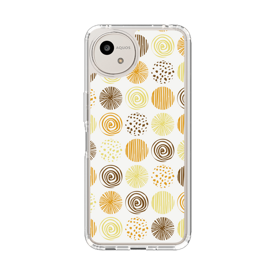 スリムプロテクションケース［ Nordic Circle - Orange ］