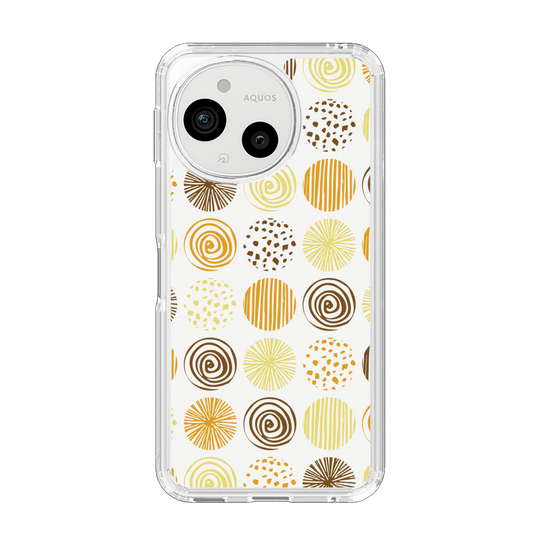 スリムプロテクションケース［ Nordic Circle - Orange ］