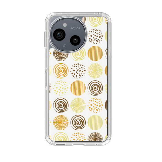 スリムプロテクションケース［ Nordic Circle - Orange ］