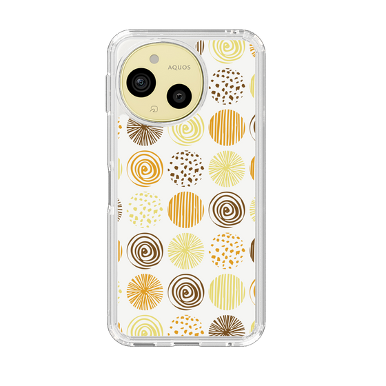 スリムプロテクションケース［ Nordic Circle - Orange ］