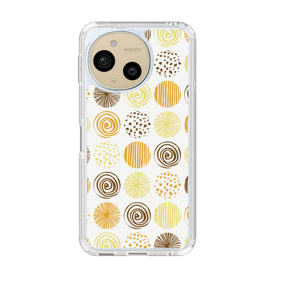 スリムプロテクションケース［ Nordic Circle - Orange ］