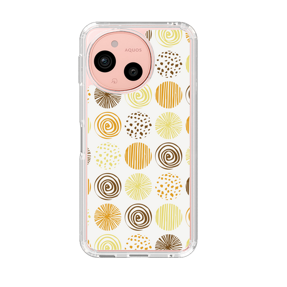 スリムプロテクションケース［ Nordic Circle - Orange ］