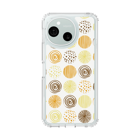 スリムプロテクションケース［ Nordic Circle - Orange ］