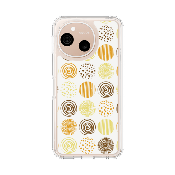 スリムプロテクションケース［ Nordic Circle - Orange ］