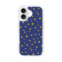 スリムプロテクションケース［ Drawing Dot - Navy ］