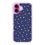 スリムプロテクションケース［ Drawing Dot - Navy ］