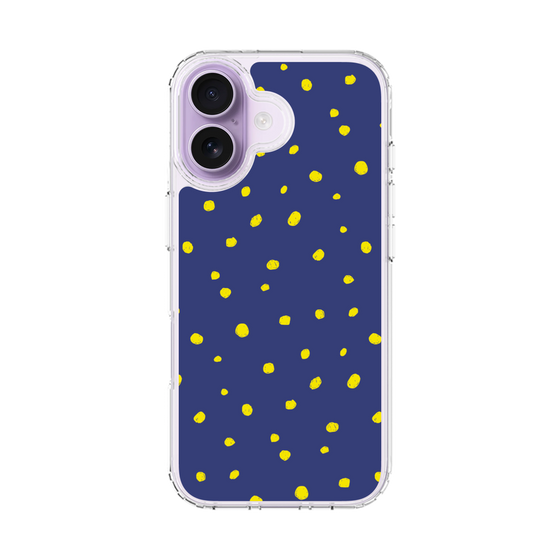 スリムプロテクションケース［ Drawing Dot - Navy ］