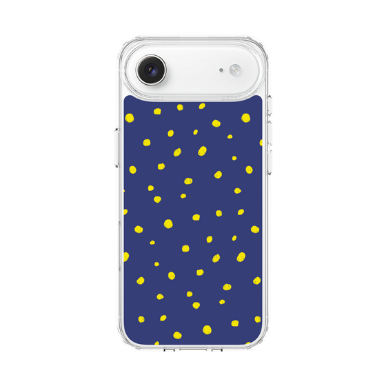 スリムプロテクションケース［ Drawing Dot - Navy ］