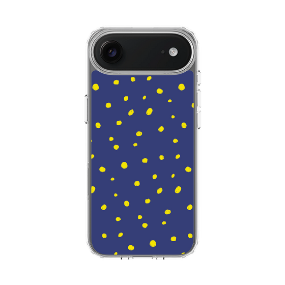 スリムプロテクションケース［ Drawing Dot - Navy ］
