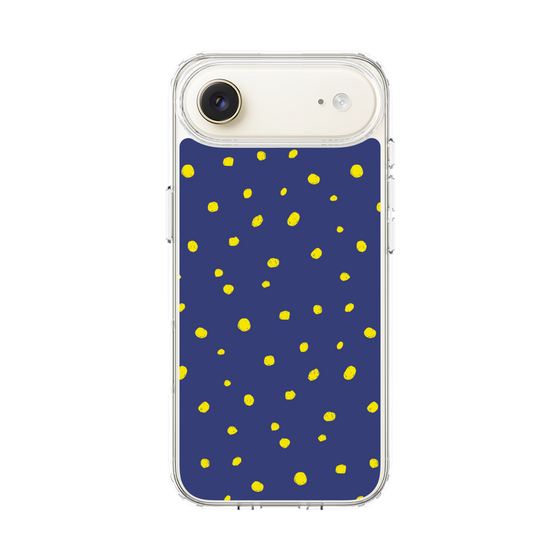 スリムプロテクションケース［ Drawing Dot - Navy ］