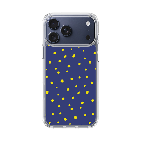 スリムプロテクションケース［ Drawing Dot - Navy ］