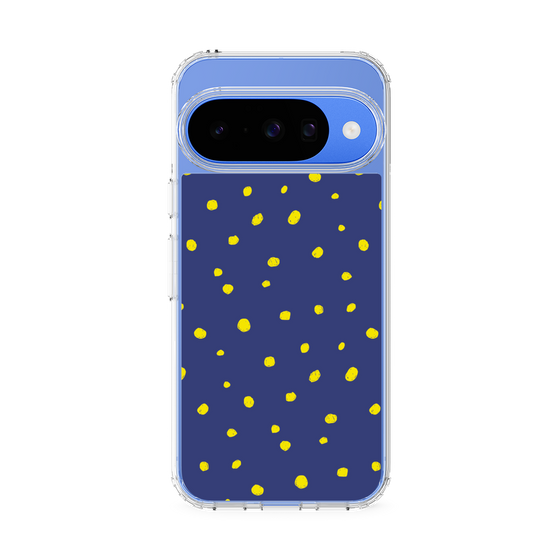 スリムプロテクションケース［ Drawing Dot - Navy ］