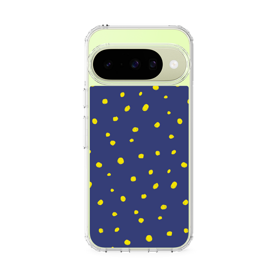 スリムプロテクションケース［ Drawing Dot - Navy ］