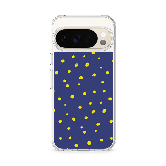 スリムプロテクションケース［ Drawing Dot - Navy ］