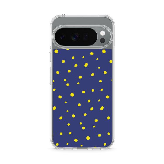 スリムプロテクションケース［ Drawing Dot - Navy ］
