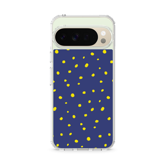 スリムプロテクションケース［ Drawing Dot - Navy ］