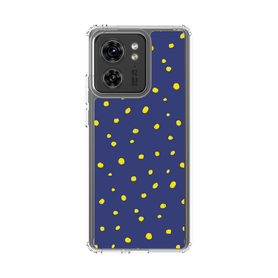 スリムプロテクションケース［ Drawing Dot - Navy ］