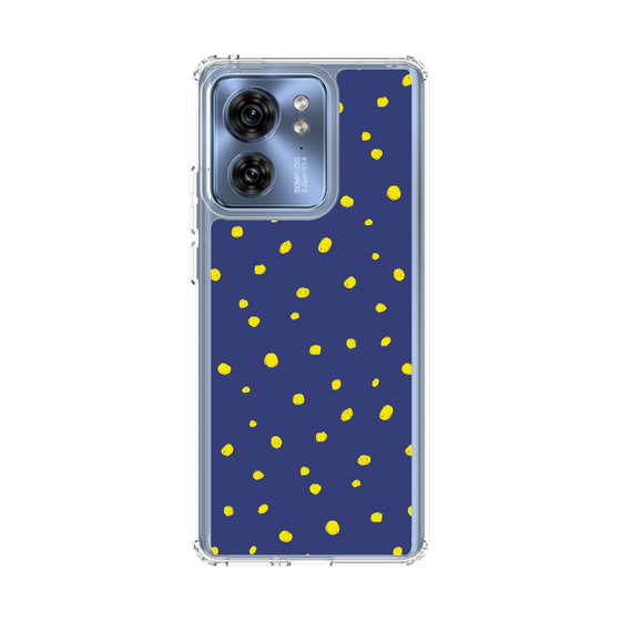 スリムプロテクションケース［ Drawing Dot - Navy ］