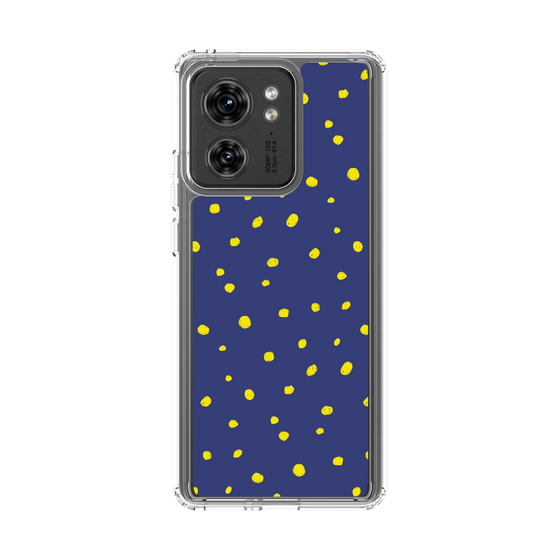 スリムプロテクションケース［ Drawing Dot - Navy ］