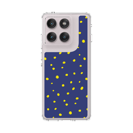 スリムプロテクションケース［ Drawing Dot - Navy ］