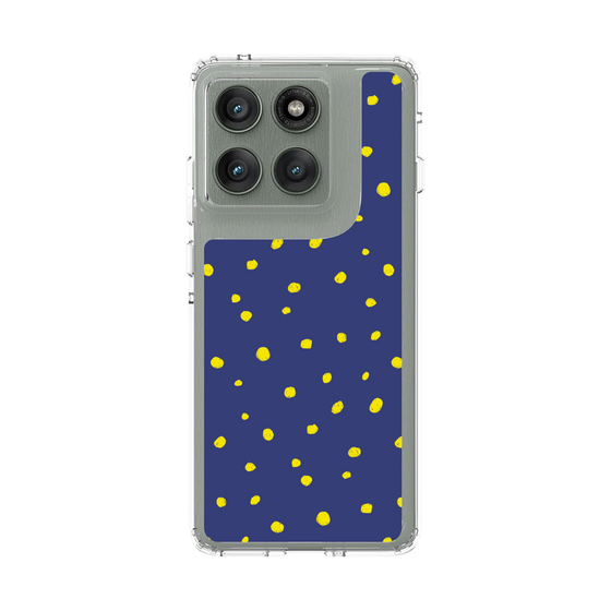 スリムプロテクションケース［ Drawing Dot - Navy ］
