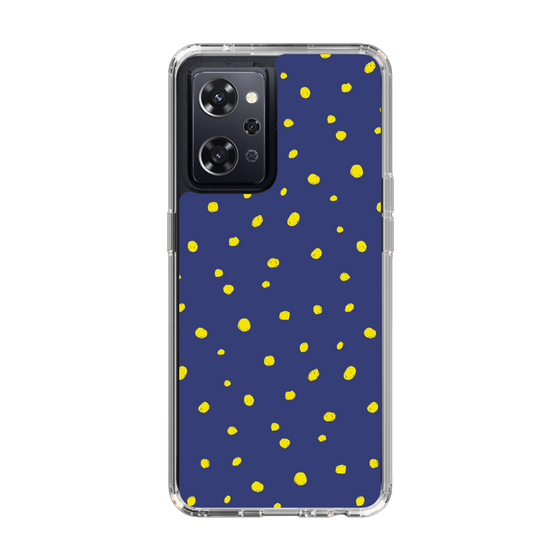 スリムプロテクションケース［ Drawing Dot - Navy ］