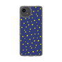 スリムプロテクションケース［ Drawing Dot - Navy ］