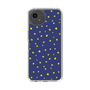 スリムプロテクションケース［ Drawing Dot - Navy ］