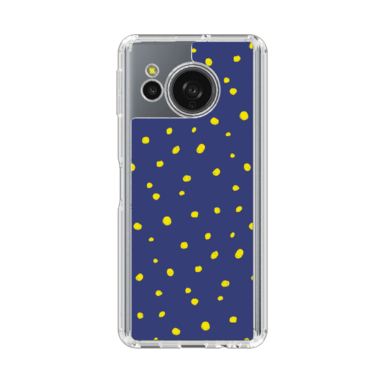 スリムプロテクションケース［ Drawing Dot - Navy ］