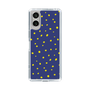 スリムプロテクションケース［ Drawing Dot - Navy ］