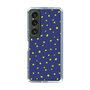 スリムプロテクションケース［ Drawing Dot - Navy ］