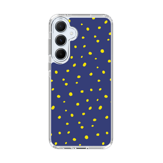 スリムプロテクションケース［ Drawing Dot - Navy ］