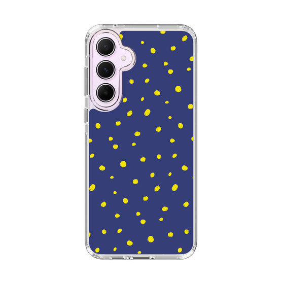 スリムプロテクションケース［ Drawing Dot - Navy ］