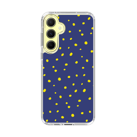 スリムプロテクションケース［ Drawing Dot - Navy ］