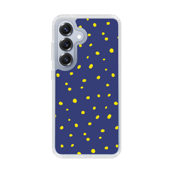 スリムプロテクションケース［ Drawing Dot - Navy ］