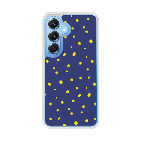 スリムプロテクションケース［ Drawing Dot - Navy ］