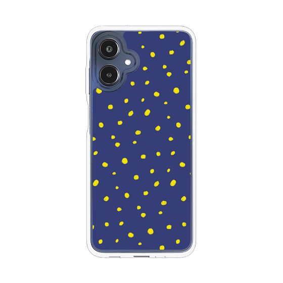 スリムプロテクションケース［ Drawing Dot - Navy ］