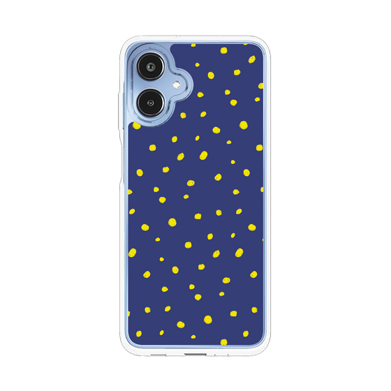 スリムプロテクションケース［ Drawing Dot - Navy ］