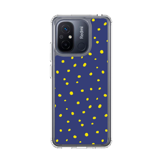 スリムプロテクションケース［ Drawing Dot - Navy ］