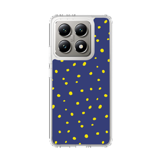 スリムプロテクションケース［ Drawing Dot - Navy ］