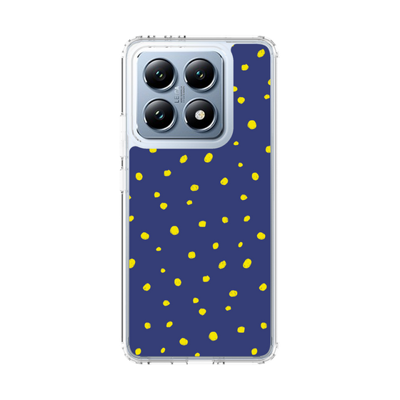 スリムプロテクションケース［ Drawing Dot - Navy ］