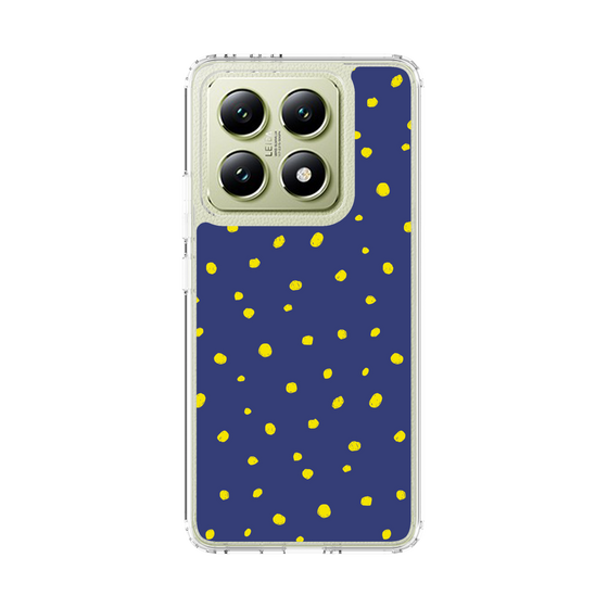 スリムプロテクションケース［ Drawing Dot - Navy ］